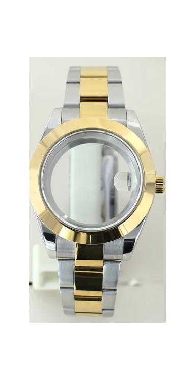 two tone oyst with smooth bezel
