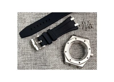 Black and silver rubber oak